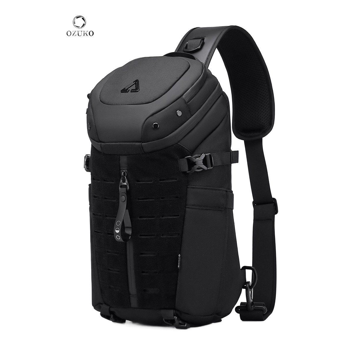 Sacoche bandoulière homme déperlante avec port USB, 4 coloris 5 Sacoche bandoulière homme déperlante avec port USB, 4 coloris, vue arriere
