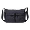 Sacoche bandoulière homme en nylon, compartiment ordinateur, vue principale
