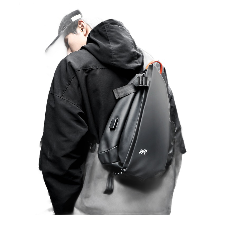 Sacoche bandouliere homme en nylon impermeable moto 4 Sacoche bandouliere homme en nylon impermeable moto, detail