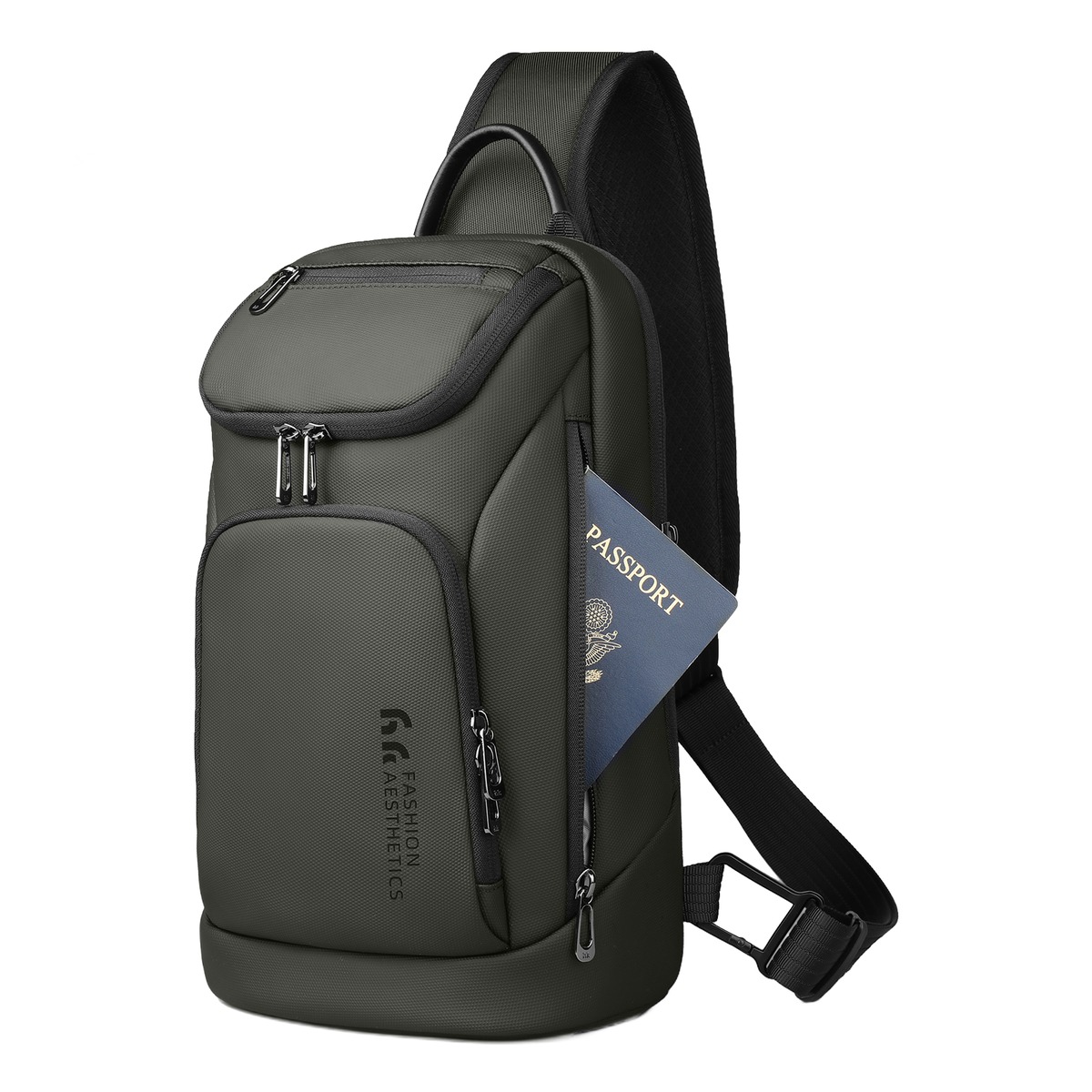 Sacoche bandouliere homme etanche pour tablette 2 Sacoche bandouliere homme etanche pour tablette, vue de trois quarts