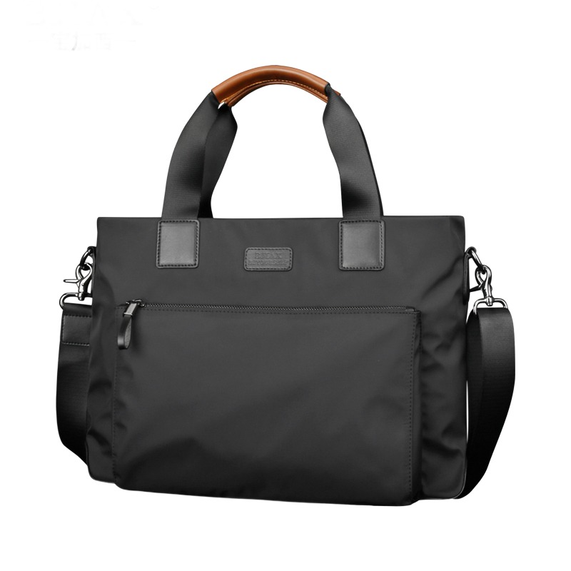 Sacoche bandoulière homme horizontale en nylon, 41 cm 1 Sacoche bandoulière homme horizontale en nylon, 41 cm, vue principale