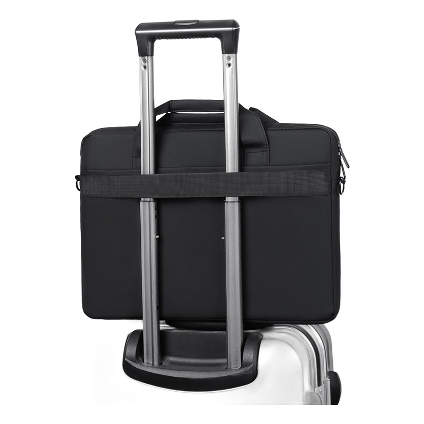 Sacoche bandoulière homme minimaliste format dossier 41 cm 3 Sacoche bandoulière homme minimaliste format dossier 41 cm, vue de face