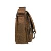Sacoche bandoulière homme rétro en toile épaisse, marron, vue principale