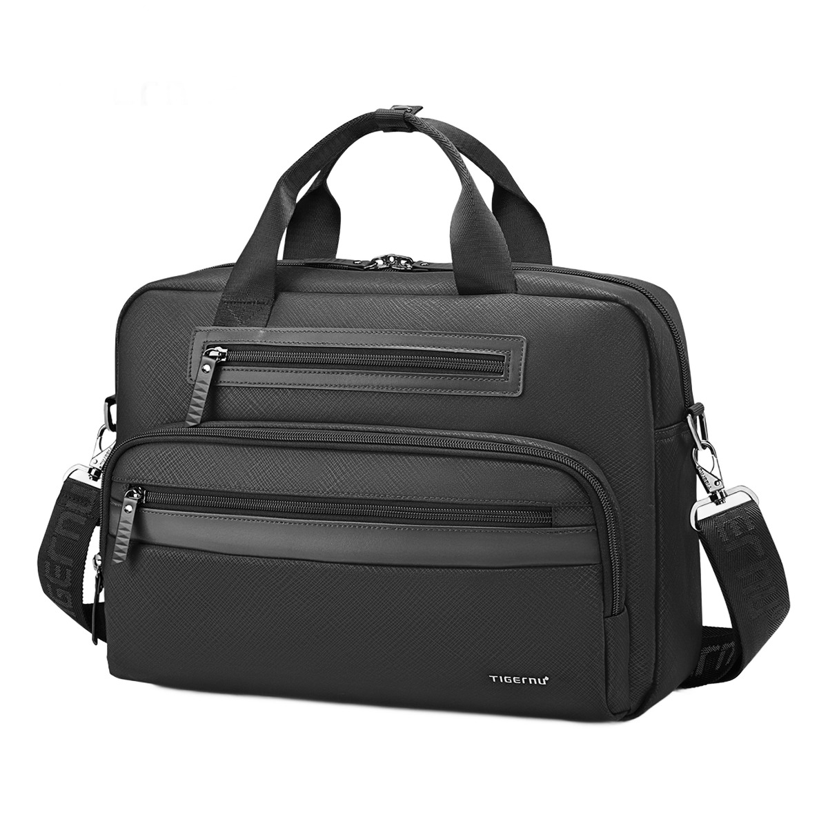 Sacoche bandouliere homme, sacoche ordinateur homme en Oxford, format 2 Sacoche bandouliere homme, sacoche ordinateur homme en Oxford, format, vue de trois quarts