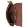 Sacoche bandouliere homme vintage en trois teintes, vue principale