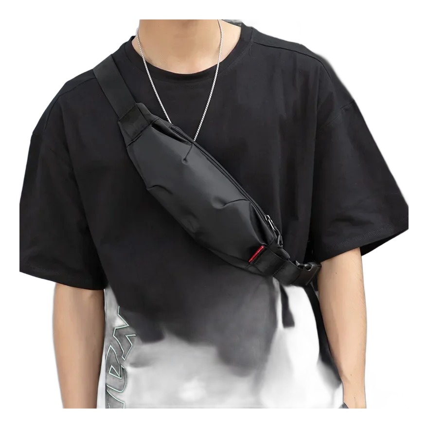 Sacoche ceinture homme convertible portee taille ou poitrine 4 Sacoche ceinture homme convertible portee taille ou poitrine, detail