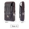 Sacoche ceinture homme en cuir, deux tailles au choix, vue principale