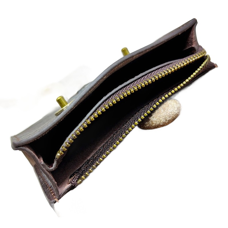 Sacoche ceinture homme en cuir, format porte-cartes 5 Sacoche ceinture homme en cuir, format porte-cartes, vue arriere