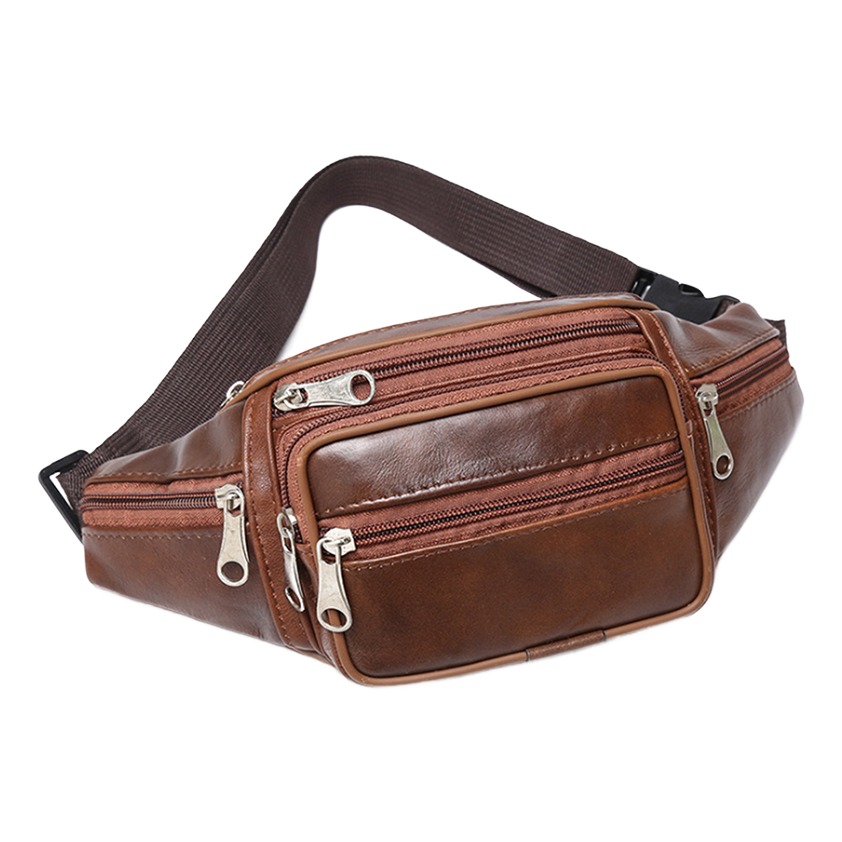 Sacoche ceinture homme en cuir PU, quatre coloris 1 Sacoche ceinture homme en cuir PU, quatre coloris, vue principale
