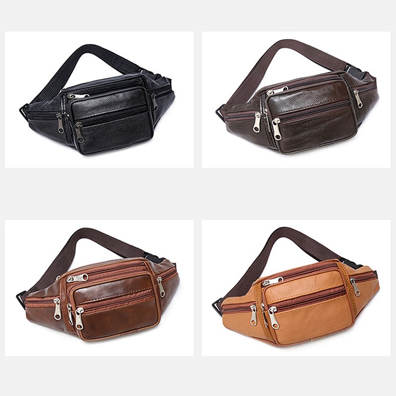 Sacoche ceinture homme en cuir PU, quatre coloris 6 Sacoche ceinture homme en cuir PU, quatre coloris, vue de profil