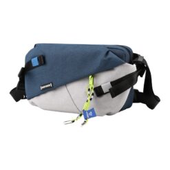 Sacoche ceinture homme en nylon à panneaux, plusieurs poches, vue principale