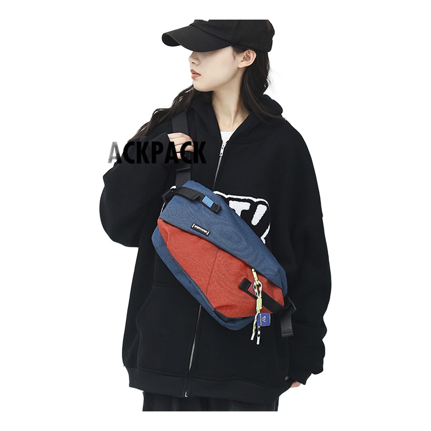 Sacoche ceinture homme en nylon, dix finitions 3 Sacoche ceinture homme en nylon, dix finitions, vue de face