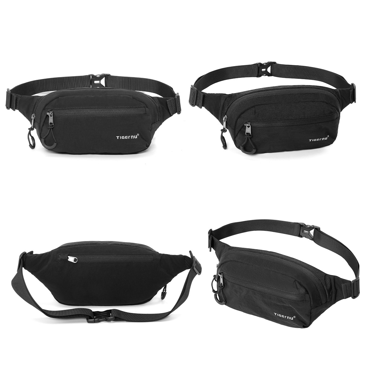 Sacoche ceinture homme en nylon léger, anti-éclaboussures 1 Sacoche ceinture homme en nylon léger, anti-éclaboussures, vue principale