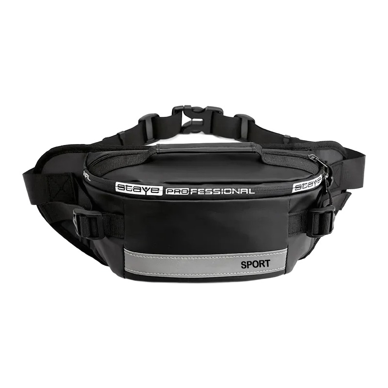 Sacoche ceinture homme en nylon, poche dissimulée 4 Sacoche ceinture homme en nylon, poche dissimulée, detail
