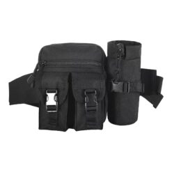 Sacoche ceinture homme porte bouteille, sangle réglable, vue principale