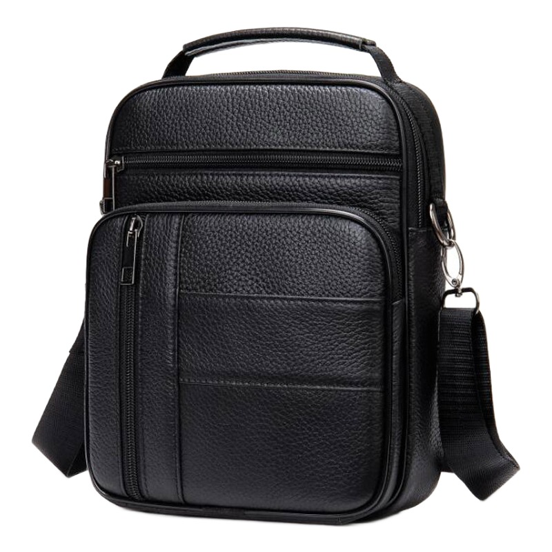 Sacoche homme cuir format tablette, 25 x 19 x 6 cm 1 Sacoche homme cuir format tablette, 25 x 19 x 6 cm, vue principale