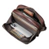 Sacoche homme cuir mini en cuir veritable retro, vue principale