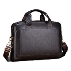 Sacoche homme cuir porte documents en peau de vache, vue principale