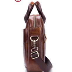 Sacoche homme cuir pour ordinateur portable 14 pouces, vue principale
