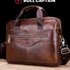 Sacoche homme cuir pour ordinateur portable 14 pouces, vue principale