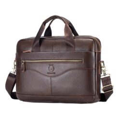 Sacoche homme cuir pour ordinateur portable 15,6 pouces, vue principale