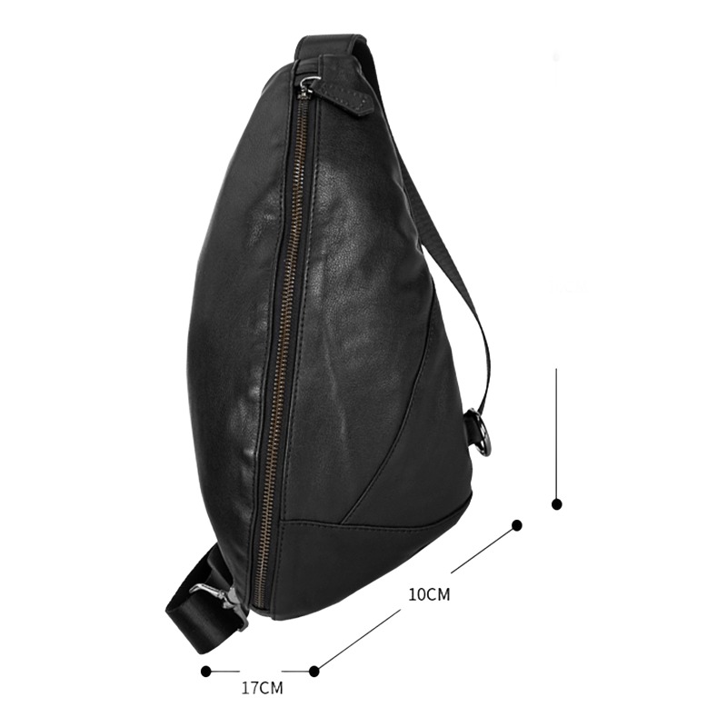 Sacoche homme cuir véritable souple, bandoulière, noire, 32 cm 3 Sacoche homme cuir véritable souple, bandoulière, noire, 32 cm, vue de face