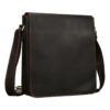 Sacoche homme cuir vintage a bandouliere large, vue principale