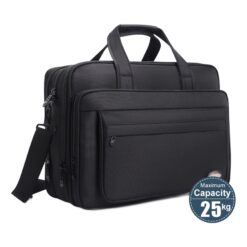 Sacoche ordinateur homme grande capacité en toile Oxford, vue principale
