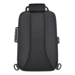 Sacoche poitrine homme à serrure et passage USB, vue principale