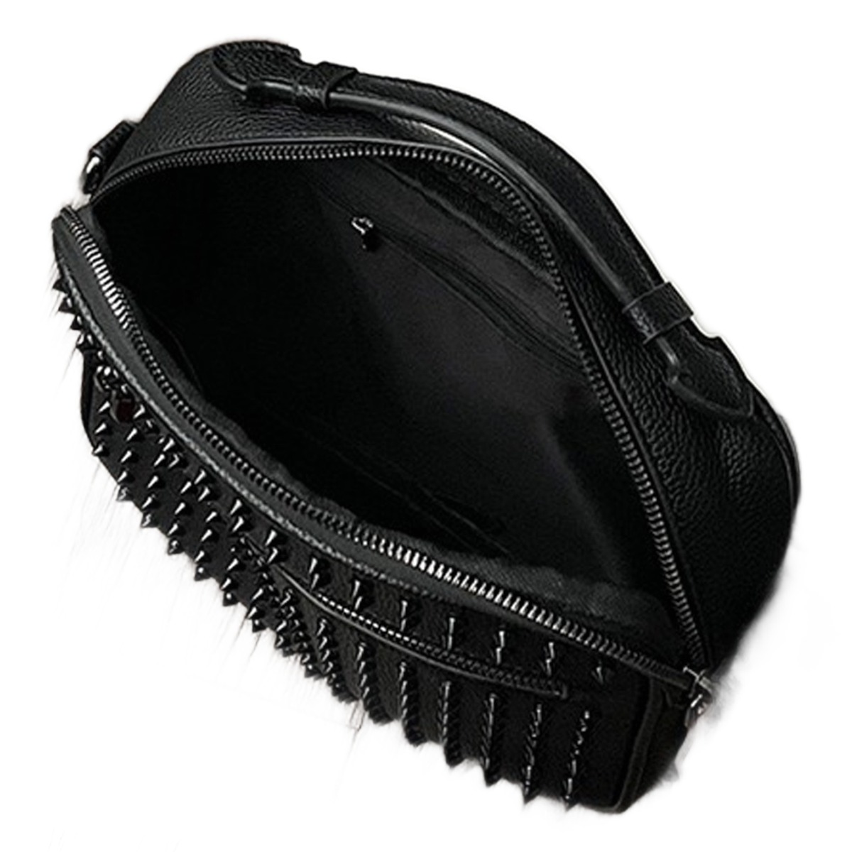 Sacoche poitrine homme en cuir PU, grande capacité, 31 x 28 cm 5 Sacoche poitrine homme en cuir PU, grande capacité, 31 x 28 cm, vue arriere