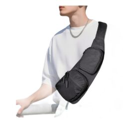Sacoche poitrine homme en toile X-Pac déperlante, quatre poches, vue principale