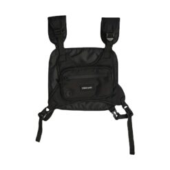 Sacoche poitrine homme facon harnais, style urbain, vue principale