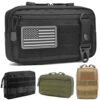 Sacoche tactique homme compacte Molle en nylon, 21 x 13 cm, vue principale