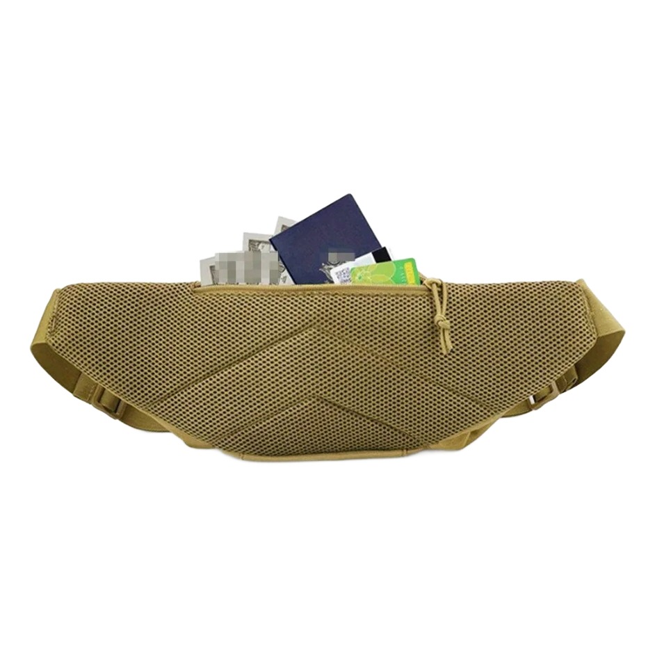 Sacoche tactique homme de ceinture en nylon, 280 g, deux coloris 2 Sacoche tactique homme de ceinture en nylon, 280 g, deux coloris, vue de trois quarts