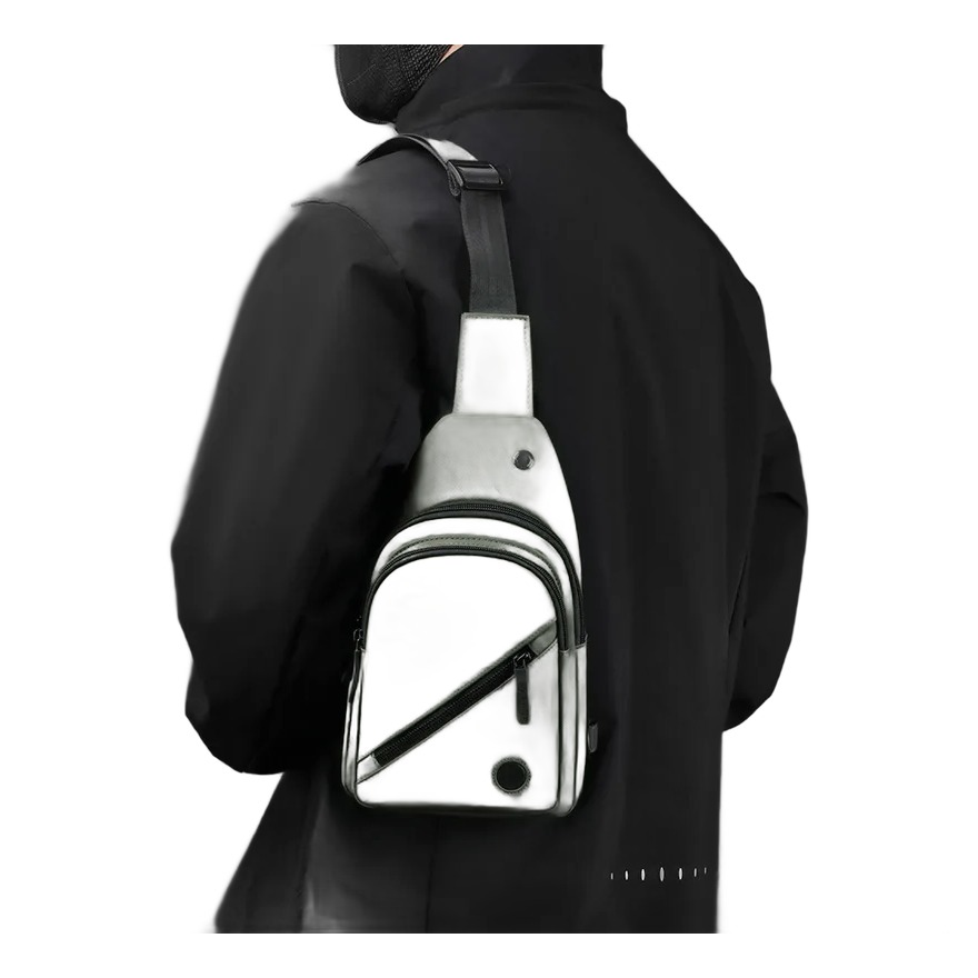 Sacoche tactique homme en nylon léger, 240 g, port en bandoulière 1 Sacoche tactique homme en nylon léger, 240 g, port en bandoulière, vue principale