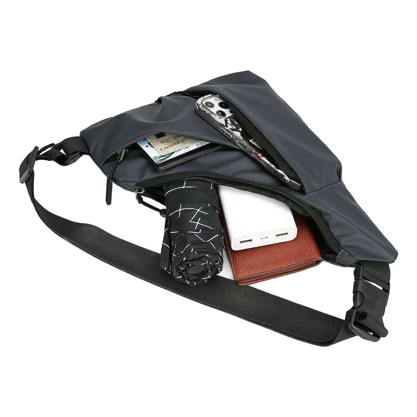 Sacoche tactique homme légère en nylon, sport 3 Sacoche tactique homme légère en nylon, sport, vue de face