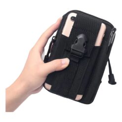 Sacoche tactique homme Molle en nylon, douze finitions, vue principale