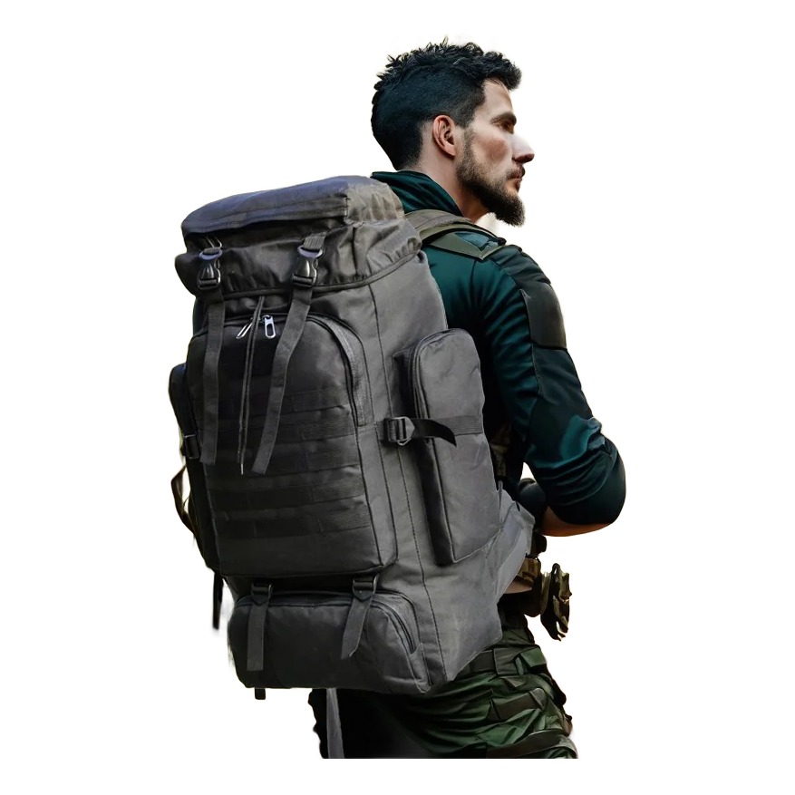 Sacoche tactique homme, sac tactique homme de grande capacite 2 Sacoche tactique homme, sac tactique homme de grande capacite, vue de trois quarts