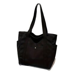 Tote bag homme en toile avec fermeture a glissiere, vue principale