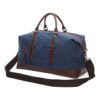 Tote bag homme en toile et cuir pour le week end, vue principale