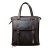 Cartable professeur cuir homme vertical, deux boucles et deux anses, vue principale