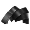 Ceinture automatique homme sans trous, cuir PU noir, vue principale