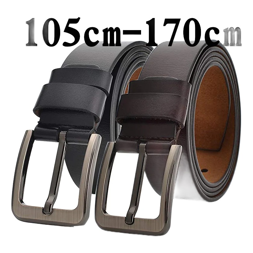 Ceinture cuir homme de vache à boucle ardillon, grandes tailles 2 Ceinture cuir homme de vache à boucle ardillon, grandes tailles, vue de trois quarts