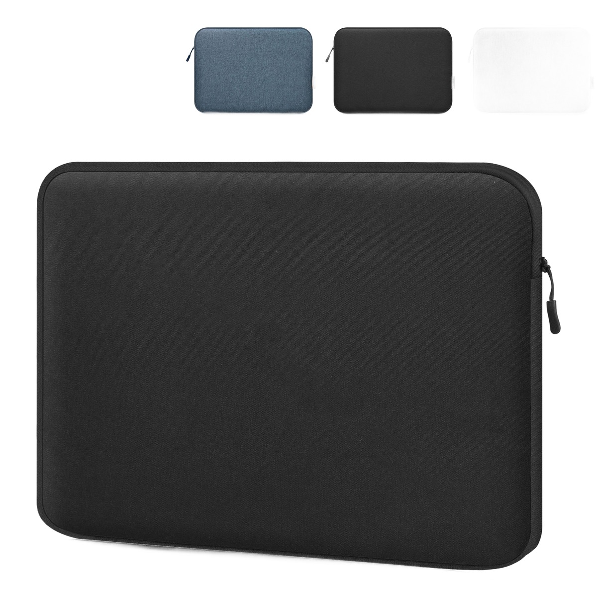 Housse ordinateur portable zippée en nylon, 11 à 16 pouces 1 Housse ordinateur portable zippée en nylon, 11 à 16 pouces, vue principale