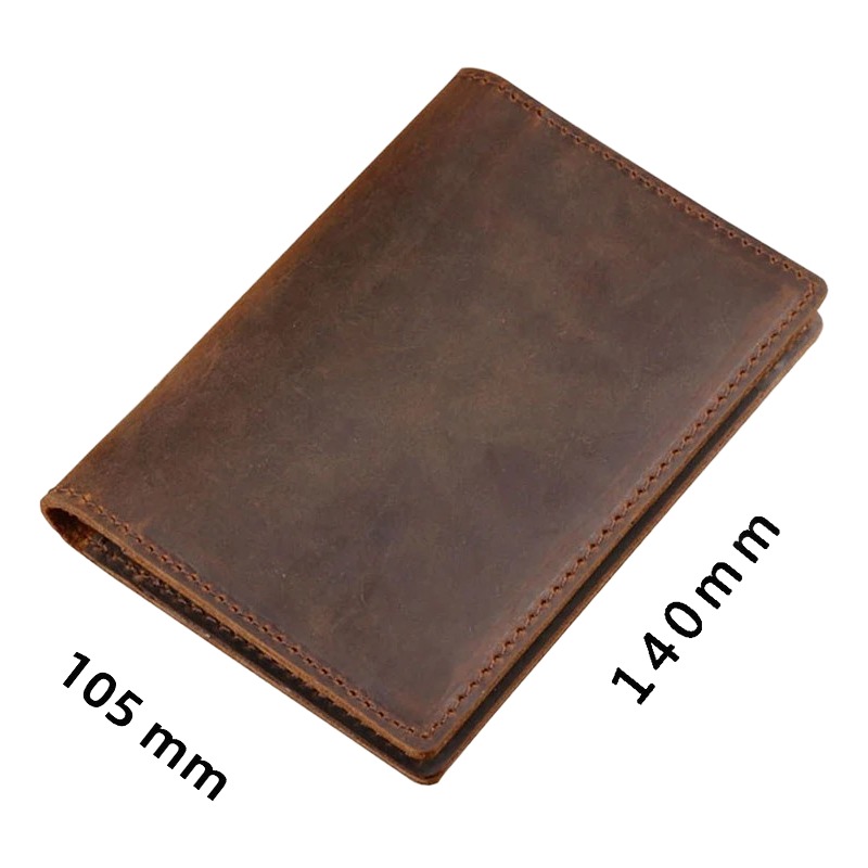 Porte-passeport cuir homme au fini vintage, six coloris, vue d ensemble