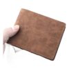 Portefeuille homme court en cuir PU au toucher doux, poche zippée, vue principale