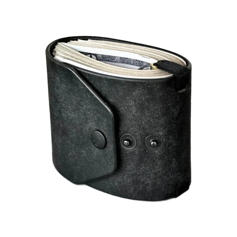 Portefeuille homme porte-billets enroulable à pressions 1 Portefeuille homme porte-billets enroulable à pressions, vue principale