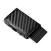 Portefeuille homme porte-cartes automatique texture carbone, anti RFID, vue principale