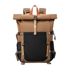 Sac à dos de voyage homme à rabat enroulable, 28 litres, vue principale