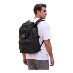 Sac à dos tactique homme 35 litres en polyester, sangles Molle, vue principale